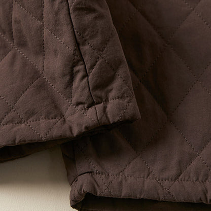 DIAMOND-QUILTED INSULATED HAREM PANTS