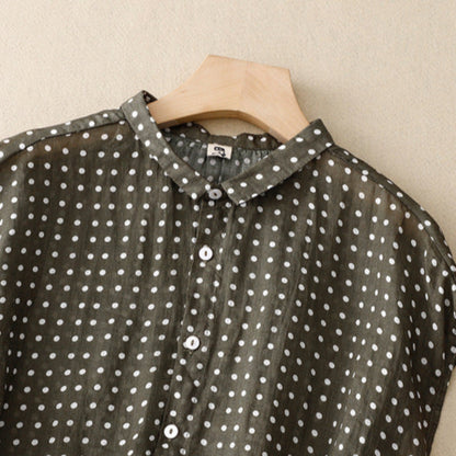 ALENA LINEN TOP