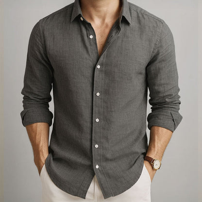 MATTHEW BREATHABLE LINEN SHIRT