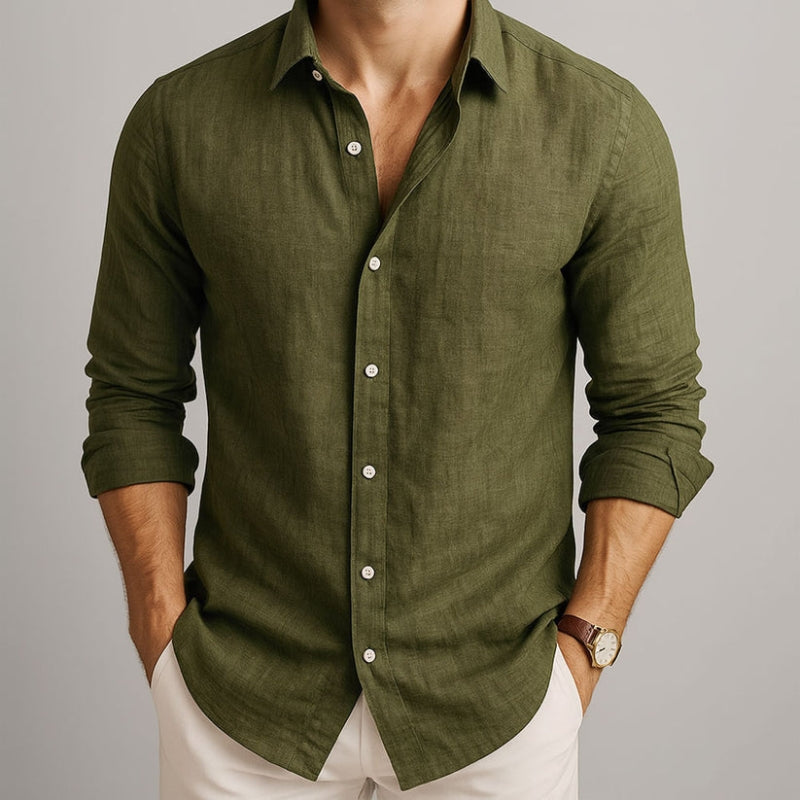 MATTHEW BREATHABLE LINEN SHIRT