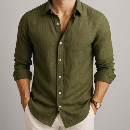 MATTHEW BREATHABLE LINEN SHIRT