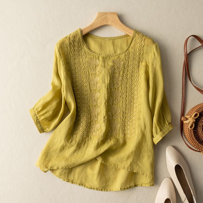 MEADOW LINEN BLOUSE