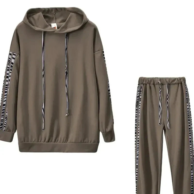 ROXIE ANIMAL PRINT STRIPE TRACKSUIT