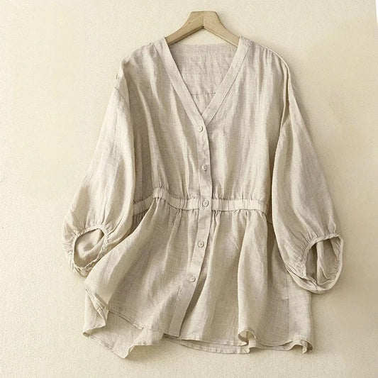 PALOMA LINEN BLOUSE